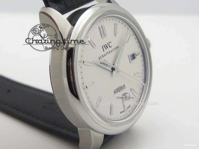 MIROTIME 0503 RelaxedFit Ingeniuer St.Laurens SS White Dial MKF 1:1 V2 Best Edition On Black Leather Strap A 7355